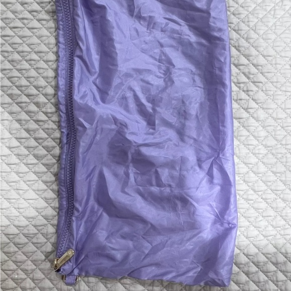 Jill and Ally Pop'n Purple Quilted Nylon Tote w/Chain and Pockets - Picture 5 of 12